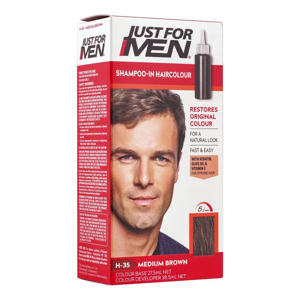 Just For Men Medium Brown H-35 - Shams Shopping Centre Just For Man  
