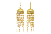 AMNA Jhumka with Pearls String Jewelry ASJ-E32