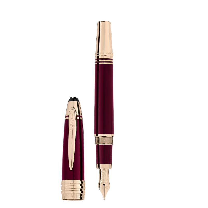 Montblanc John F. Kennedy Special Edition Burgundy Fountain Pen-118051 - Shams Shopping Centre Mont Blanc  