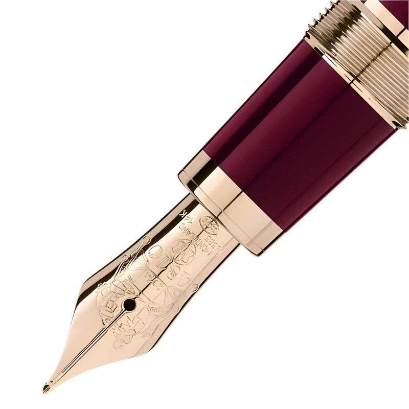 Montblanc John F. Kennedy Special Edition Burgundy Fountain Pen-118051 - Shams Shopping Centre Mont Blanc  