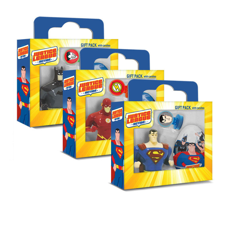 Relkon Justice League Gift Pack With Candies 10g - Shams Shopping Centre Relkon  
