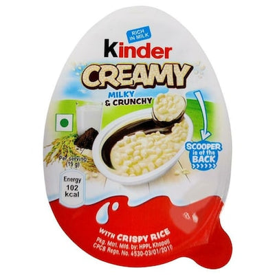 Kinder Creamy Milky & Crunchy 19g - Shams Shopping Centre Kinder  