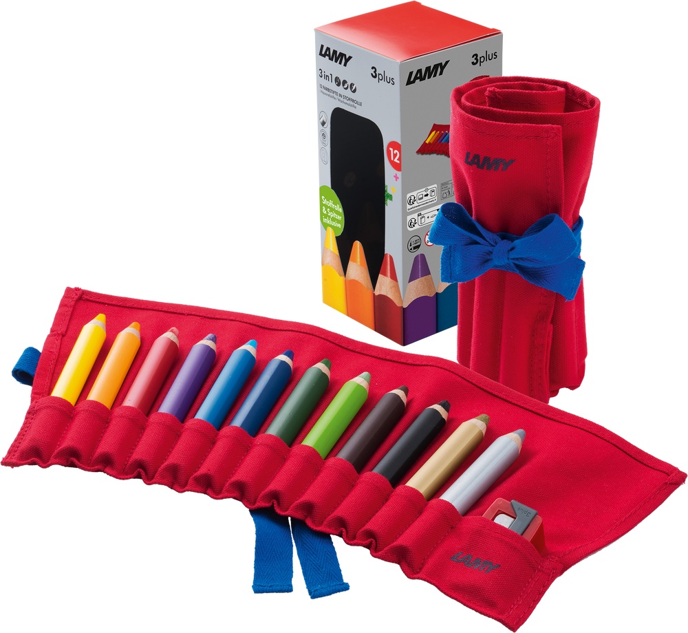 Lamy 3Plus Color Pencils Cloth Roll 12pcs