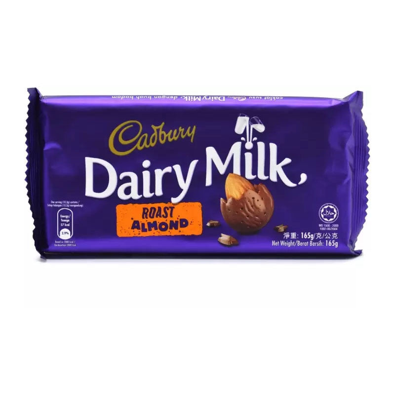 Cadbury Dairy Milk Roasted Almond 165g