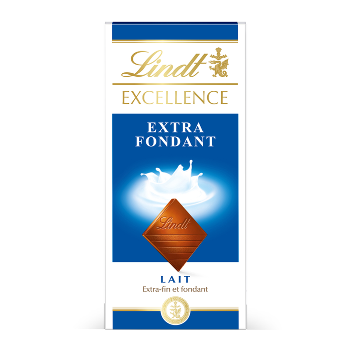 Lindt Excellence Extra Milk Bar 100g - Shams Shopping Centre Lindt  