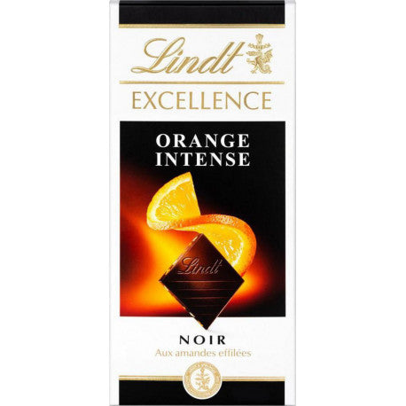 Lindt Excellence Orange Intense Bar 100g