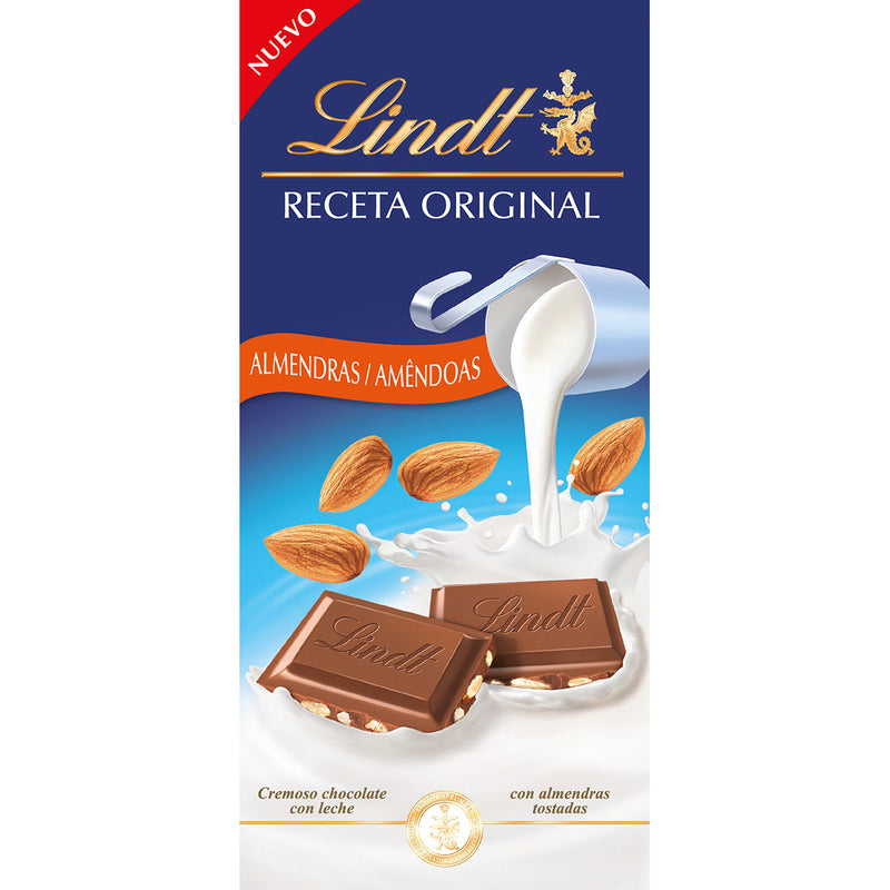 Lindt Original Recipe Almond Chocolate Bar 125g