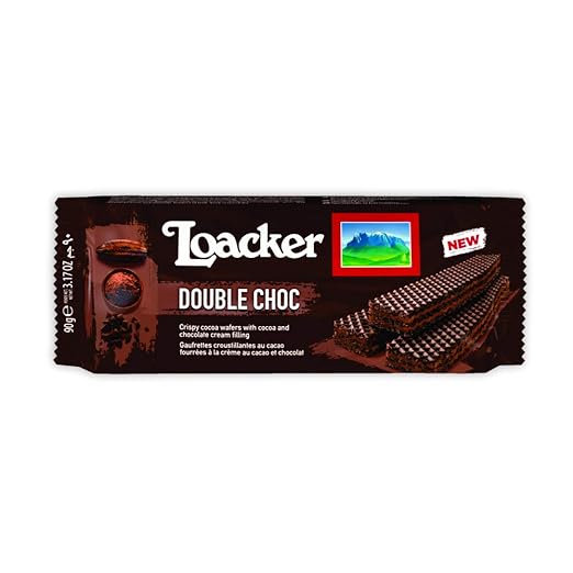 Loacker Classic Double Chocolate Wafer 90g - Shams Shopping Centre Loacker  