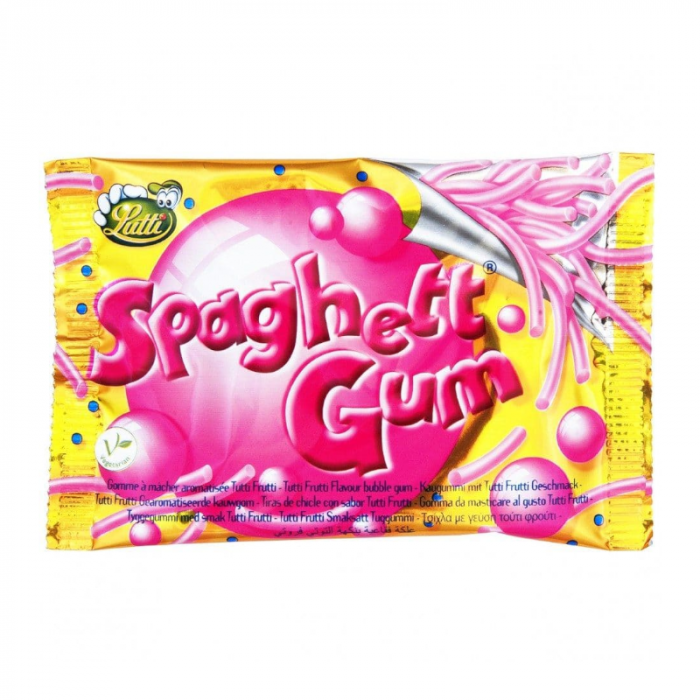 Lutti Tutti Frutti Spaghett Bubble Gum 35g - Shams Shopping Centre Lutti  