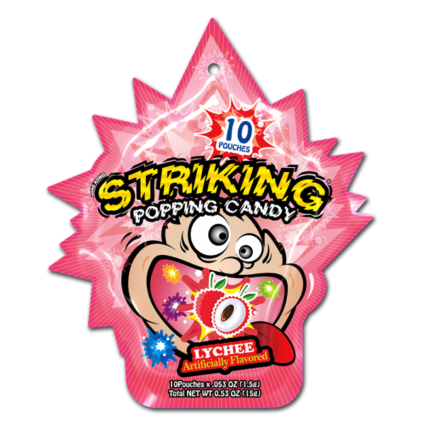 Striking Popping Candy Lychee 15g
