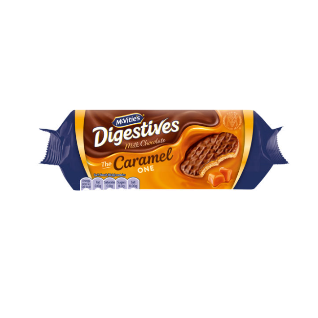 McVities Digestives Milk Chocolate the Caramel One 250g