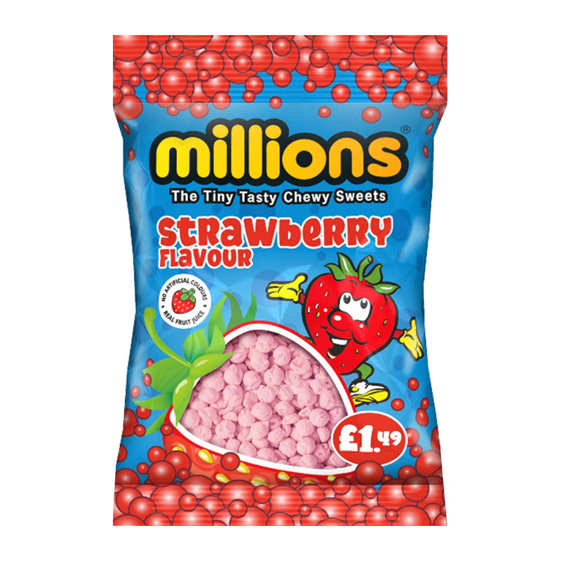 Millions Strawberry Flavour 110g - Shams Shopping Centre Millions  