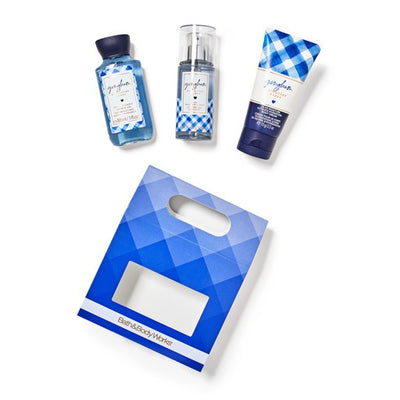 BBW Gingham Small Gift Set - Shams Shopping Centre Bath & Body Works  