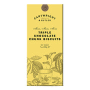 Cartwright & Butler Triple Chocolate Chunk Biscuits in Carton 200g - Shams Shopping Centre Cartwright & Butler  