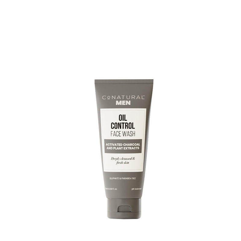 Conatural Men Oil Control Face Wash Activated Charcoal and Plant Extracts 60ml