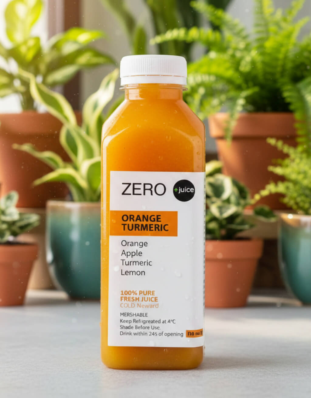 Zero Fresh Orange Turmeric Juice 500ml