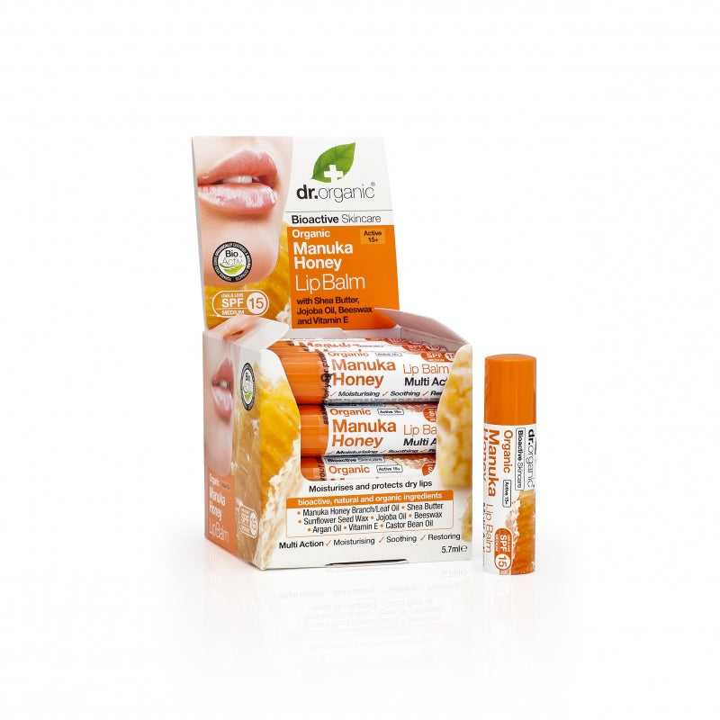 Dr.Organic Manuka Honey Lip Balm 5.7ml - Shams Shopping Centre Dr. Organic  