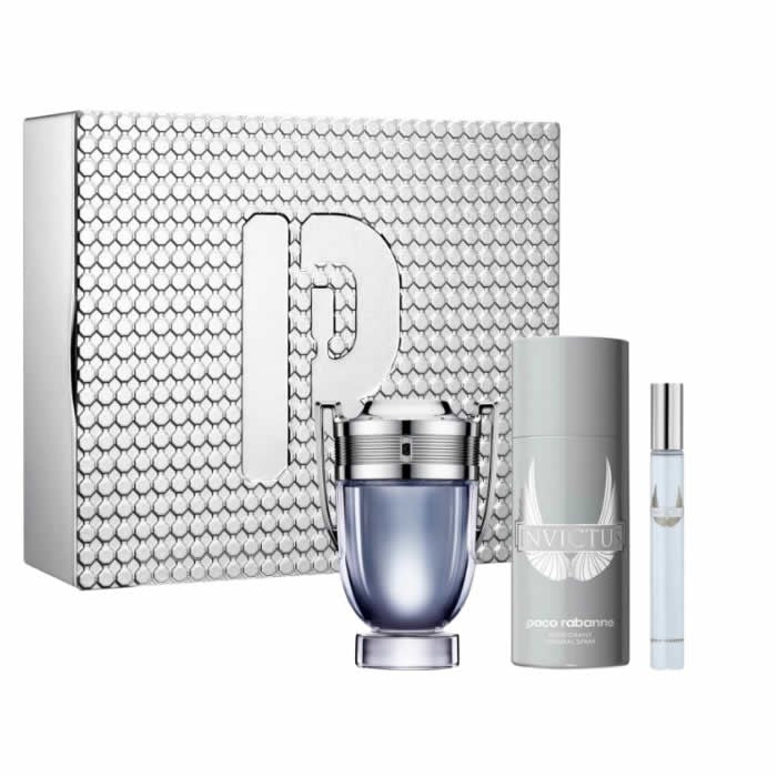 Paco Rabanne Invictus 3p Gift Set