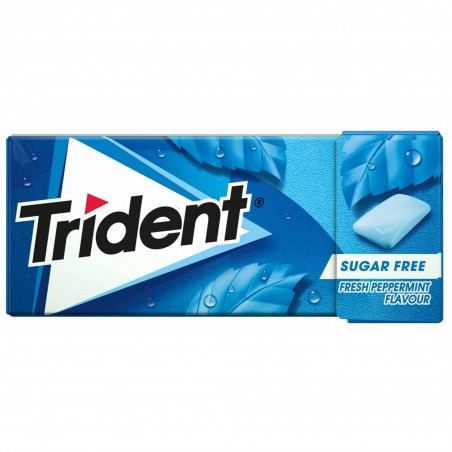 Trident Sugar Free Fresh Peppermint Flavour