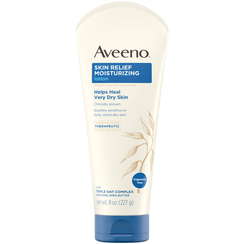 Aveeno Skin Relief Moisturizing Helps Heal Dry Skin Lotion 227 (8Oz)