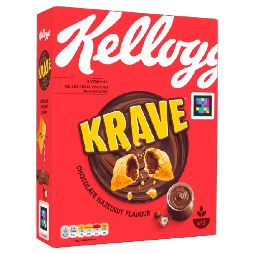 Kelloggs Krave Chocolate Hazelnut Flavour 410g