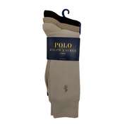 Ralph Lauren Polo Men Dress Casual Brow Socks 3's