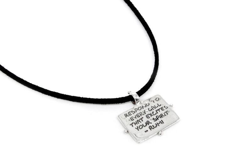 AMNA Respond To Every Call Rumi Chain Pendant Jewelry ASJ-N12