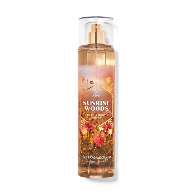 BBW Sunrise Wood Fragnance Body Mist 236ml - Shams Shopping Centre Bath & Body Works  