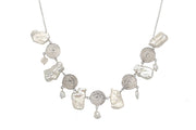 AMNA Round Spiral with Mother of Necklace Jewelry ASJ-N16