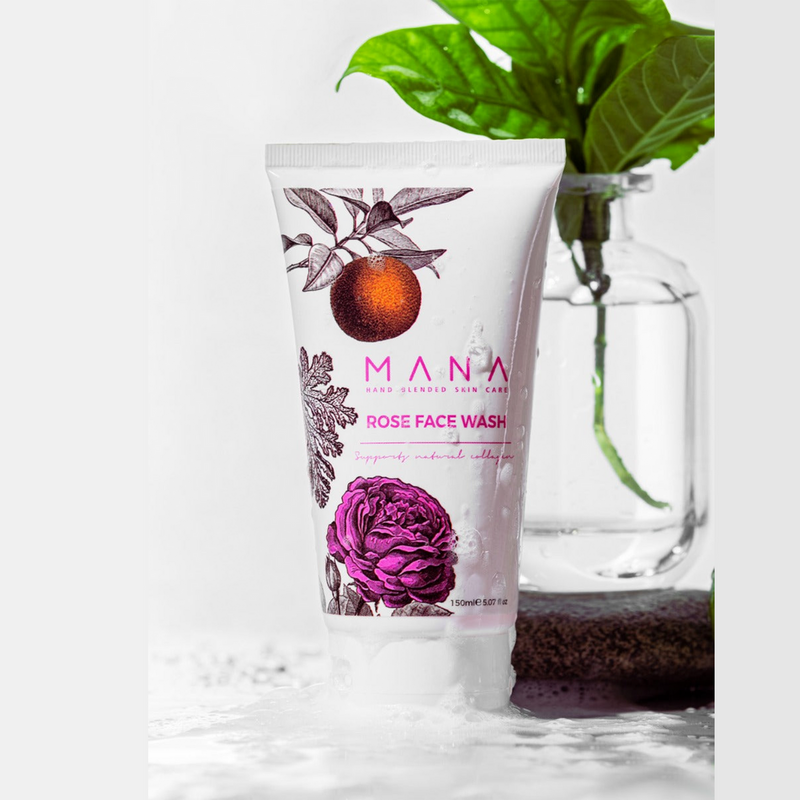 MANA Rose Face Wash 150ml - Shams Shopping Centre Mana Beauty Spirit  
