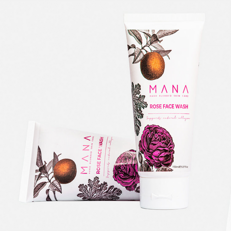 MANA Rose Face Wash 150ml - Shams Shopping Centre Mana Beauty Spirit  