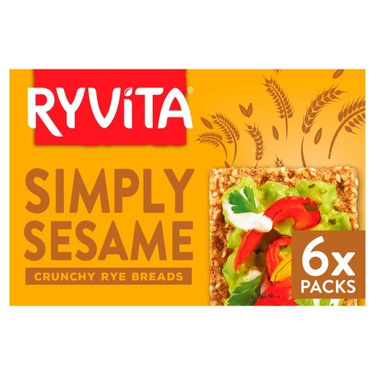 Ryvita Simply Sesame Crunchy Rye Breads 250g