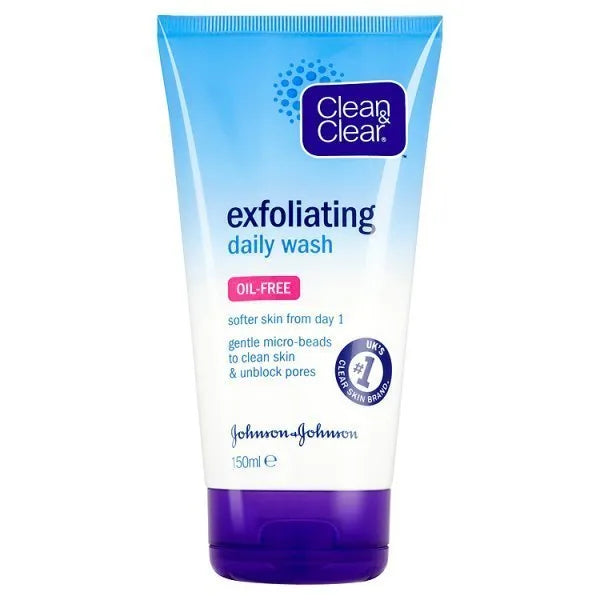 Clean & Clear Exfoliating Daily Wash 150ml - Shams Shopping Centre Clean&Clear  