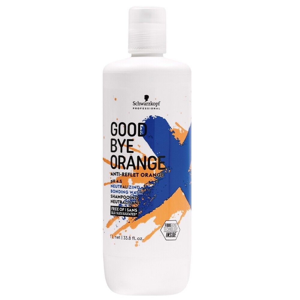 Schwarzkopf Goodbye Orange Neutralizing Wash Shampoo 1Ltr - Shams Shopping Centre Schwarzkopf  