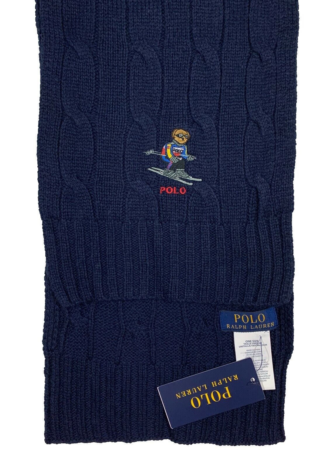 Ralph Lauren Polo Men's Scarf-Navy - Shams Shopping Centre Ralph Lauren  