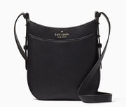 Kate Spade Leila North South Top Zip Crossbody Black Pebbled Leather - Shams Shopping Centre Kate Spade  