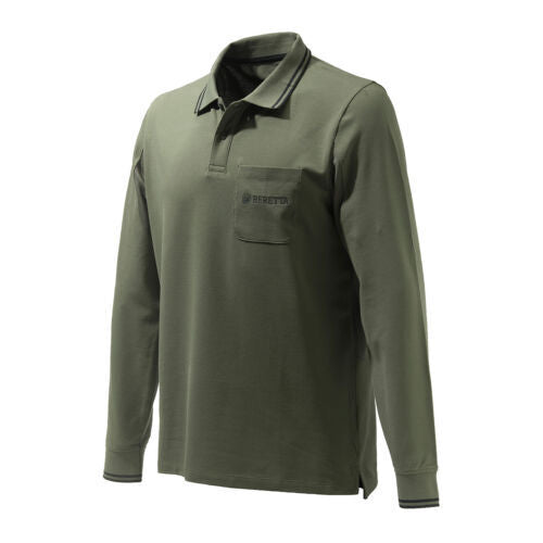 Beretta Airmesh Polo S-MP471T13540715-GREEN - Shams Shopping Centre Beretta  