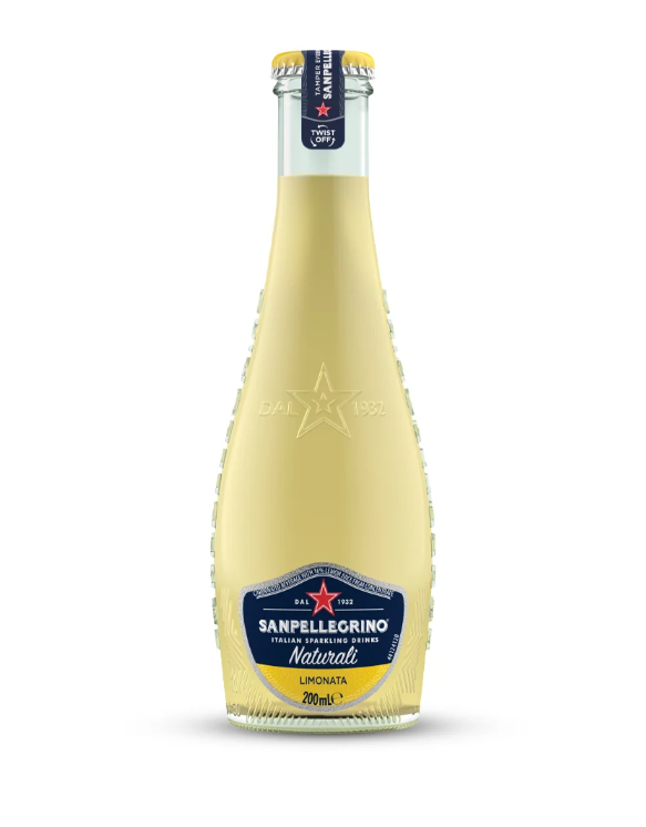 San Pellegrino Limonata Sparkling Water Glass 250ml