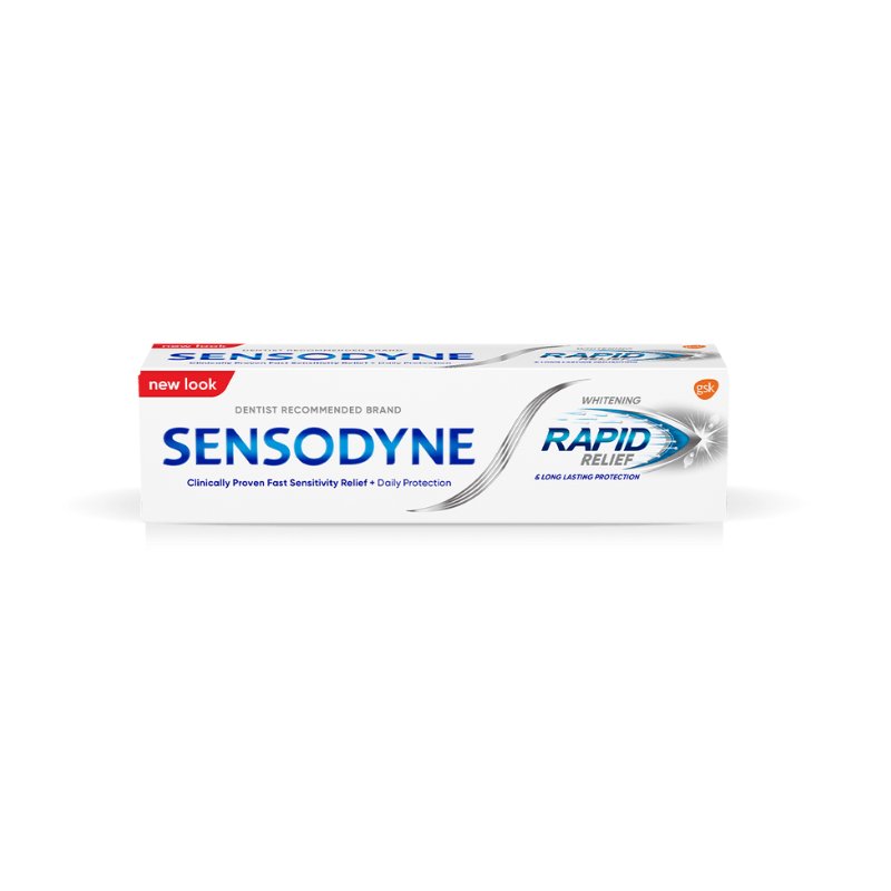Sensodyne Rapid Relief Whitening Toothpaste 75ml