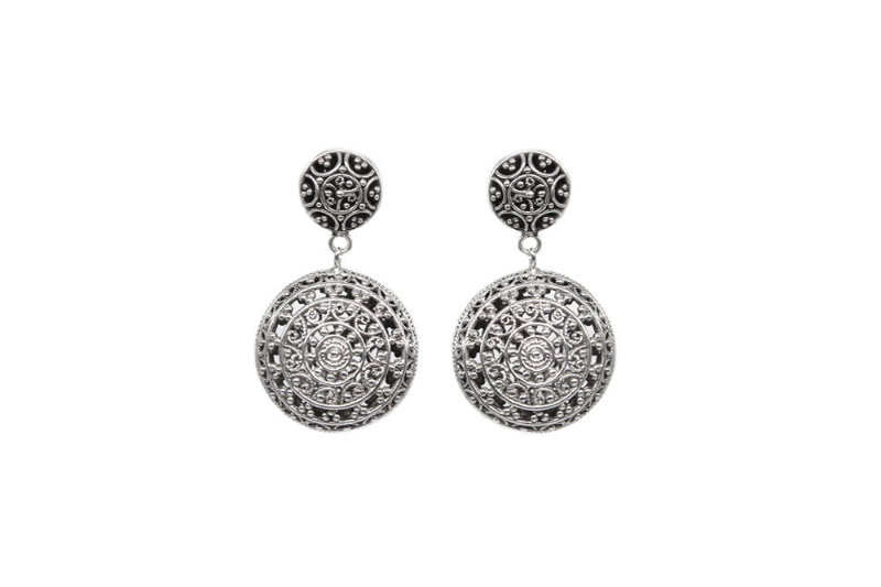 AMNA Silver Filigree Ball Jewelry ASJ-E13