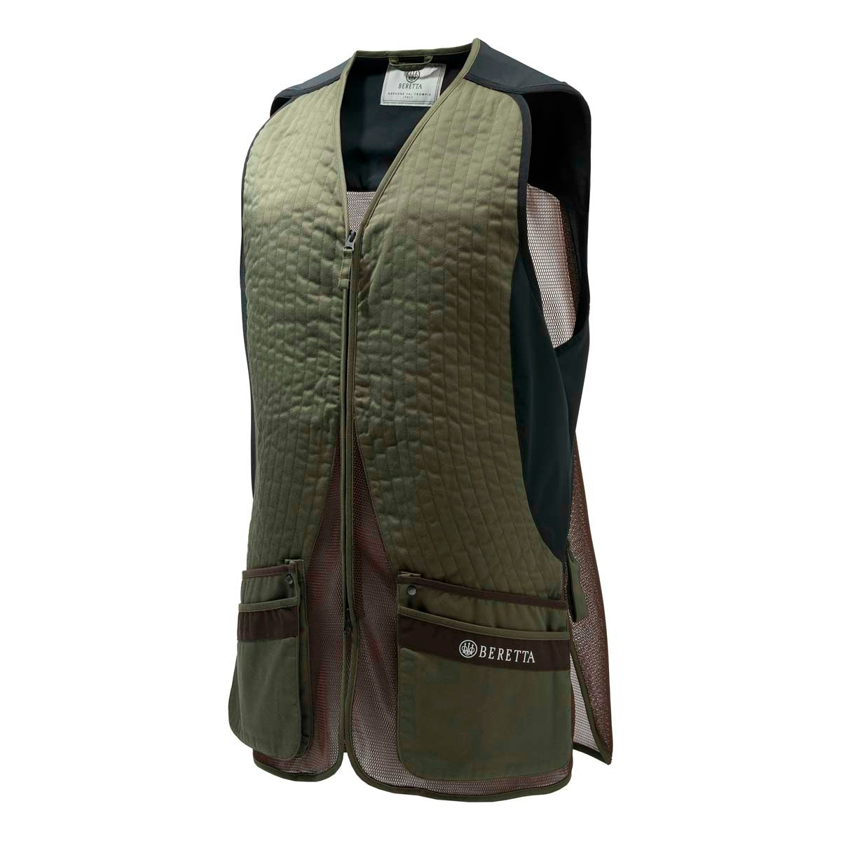 Beretta Silver Pigeon Evo Vest-XXL-GT81T155307ABXXL-GREEN & CHOCOLATE BROWN - Shams Shopping Centre Beretta  