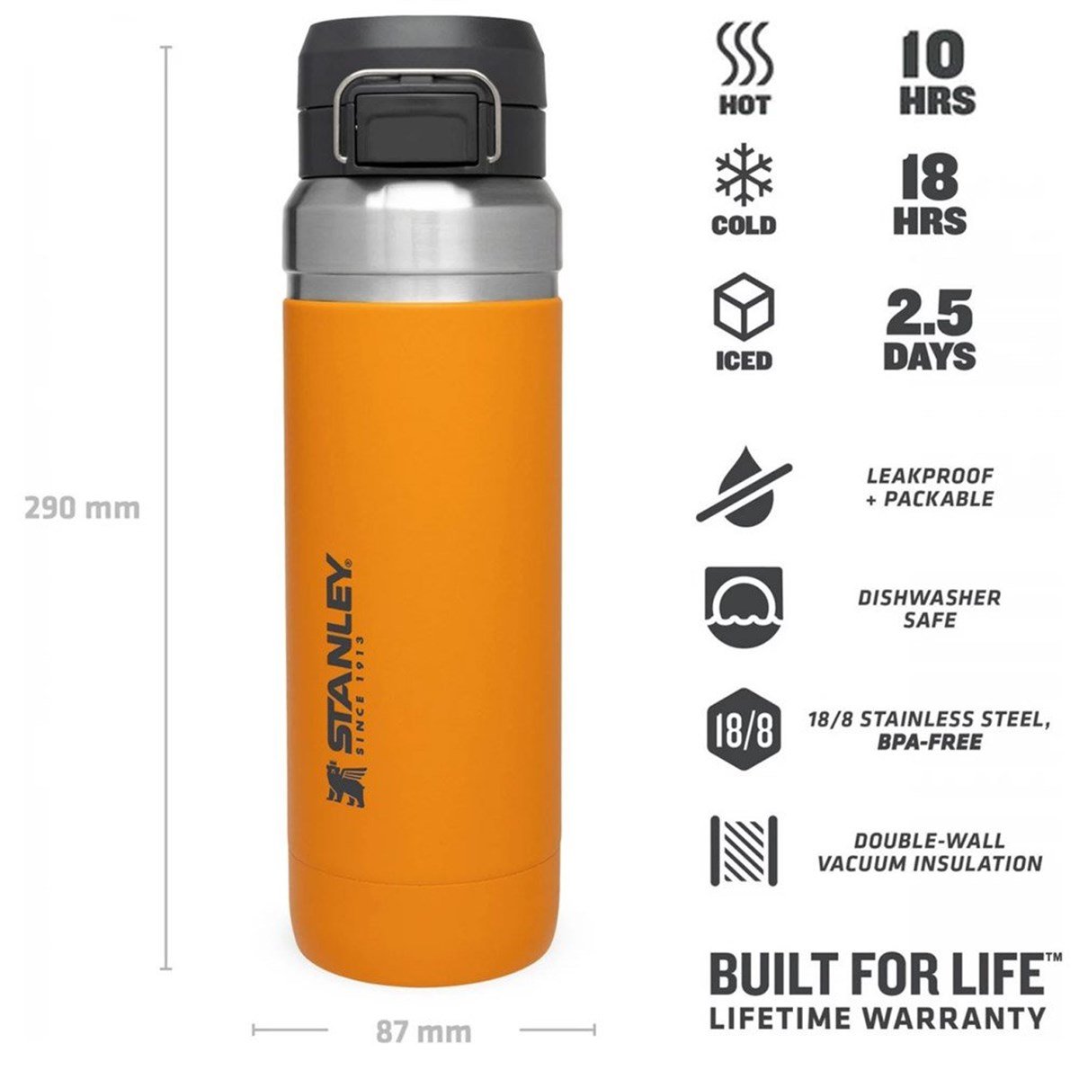 Stanley GO Water Bottle 1009150064 36Oz - Shams Shopping Centre Stanley  