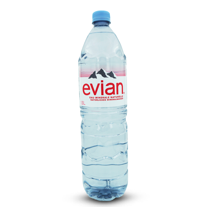 Evian Mineral Water Bottle 1.5L