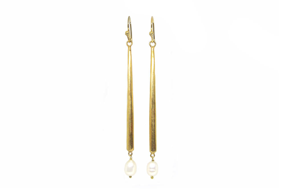 AMNA Stick And Pearl Jewelry ASJ-E04
