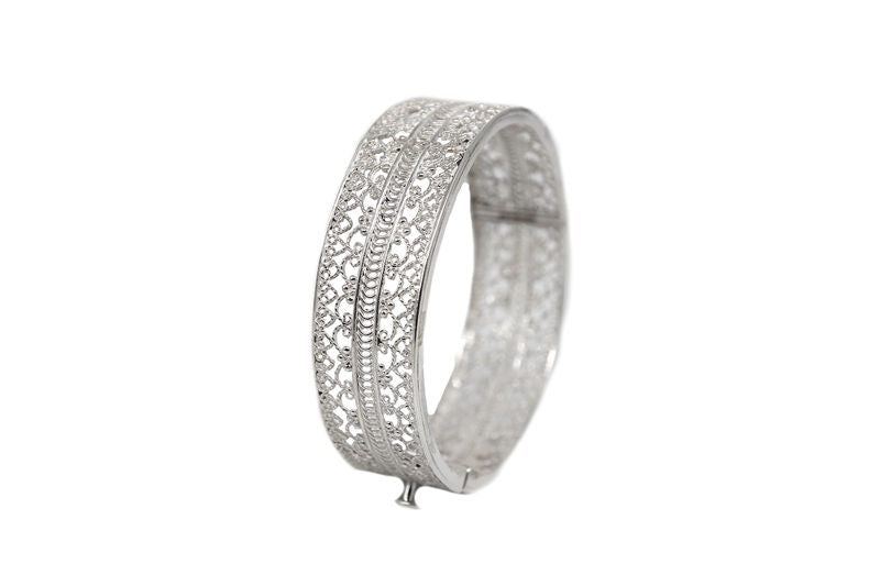 AMNA Taarkashi Broad Bangle Jewelry ASJ-B02