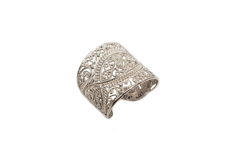 AMNA Taarkashi Tapered Band Gold Plated Jewelry ASJ-R03