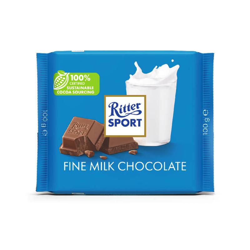 Ritter Sport Extra Fine Milk Chocolate 100g