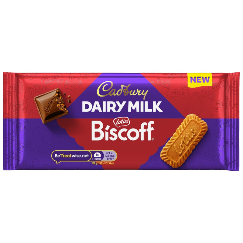 Cadbury Dairy Milk Lotus Biscoff Chocolate 105g