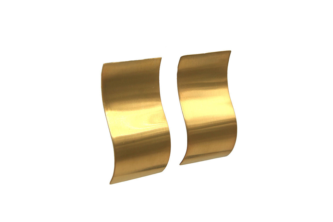AMNA Wave Posts Gold Plated Jewelry ASJ-E17
