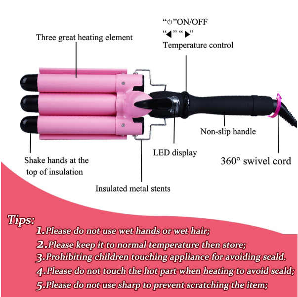 Wavell Wonder Wand Hair Waver 25mm WVLSG